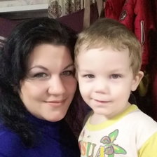 Схема вышивки «Мама с сыном»