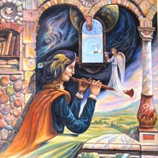 Схема вышивки «Музыка ангелов»