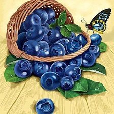 Схема вышивки «Черника»