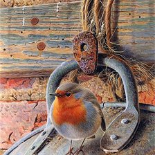 Схема вышивки «Птица»