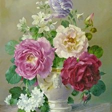 Схема вышивки «БУКЕТ ЦВЕТОВ»