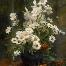 Схема вышивки «цветы»