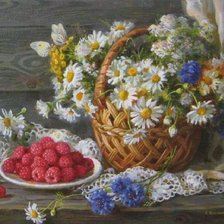 Схема вышивки «натюрморт»