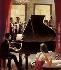 Схема вышивки «джаз-кафе1»