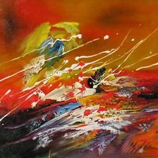 Схема вышивки «абстракция»