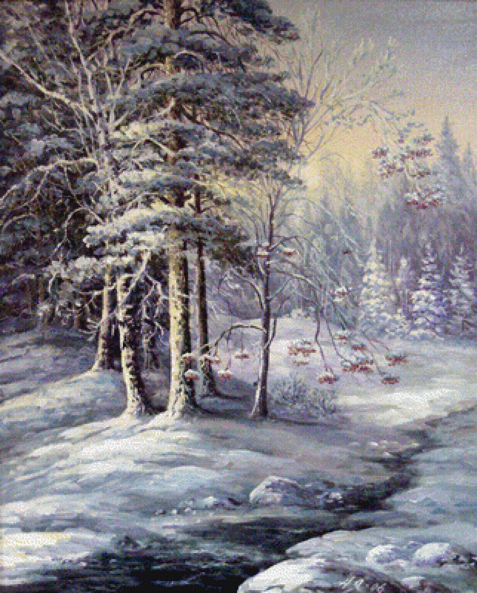 зимняя природа - зима, природа, пейзаж - предпросмотр