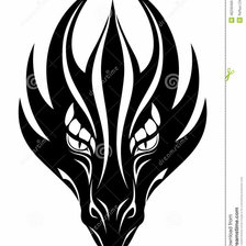 Схема вышивки «голова драко1»