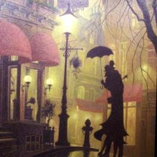 Схема вышивки «Танец под дождем»