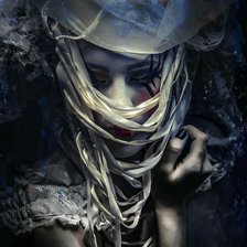 Схема вышивки «Дева»