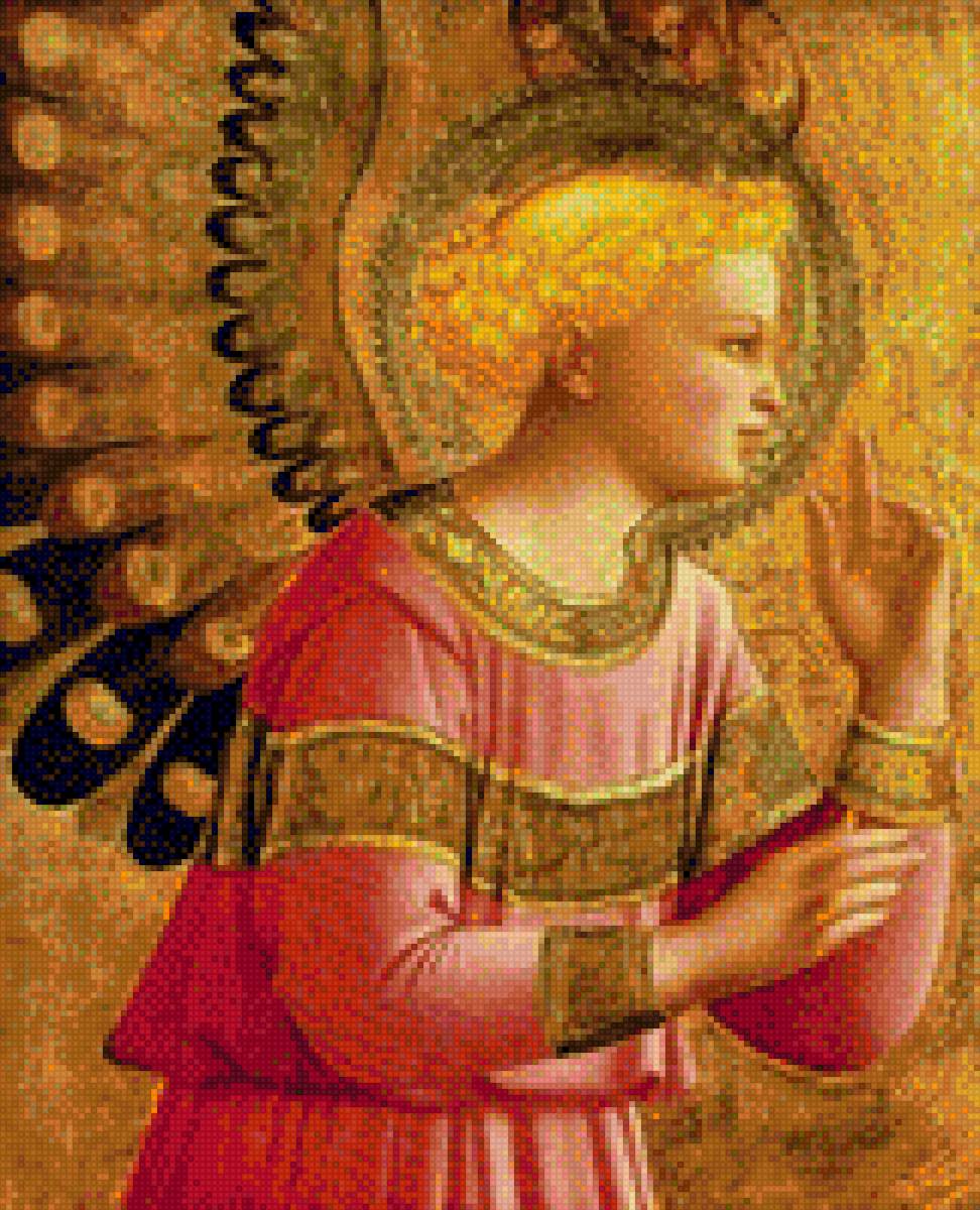 Ангел - ангел, фреска - предпросмотр