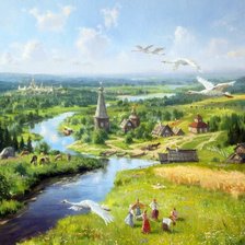 Схема вышивки «Русь изначальная»