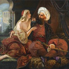 Схема вышивки «гарем»