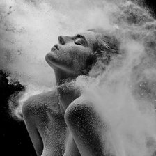 Схема вышивки «Чёрное и белое»