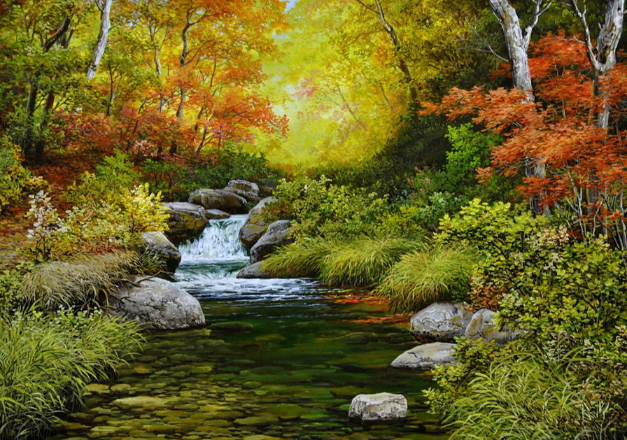 осенняя природа - осень, природа, пейзаж - оригинал