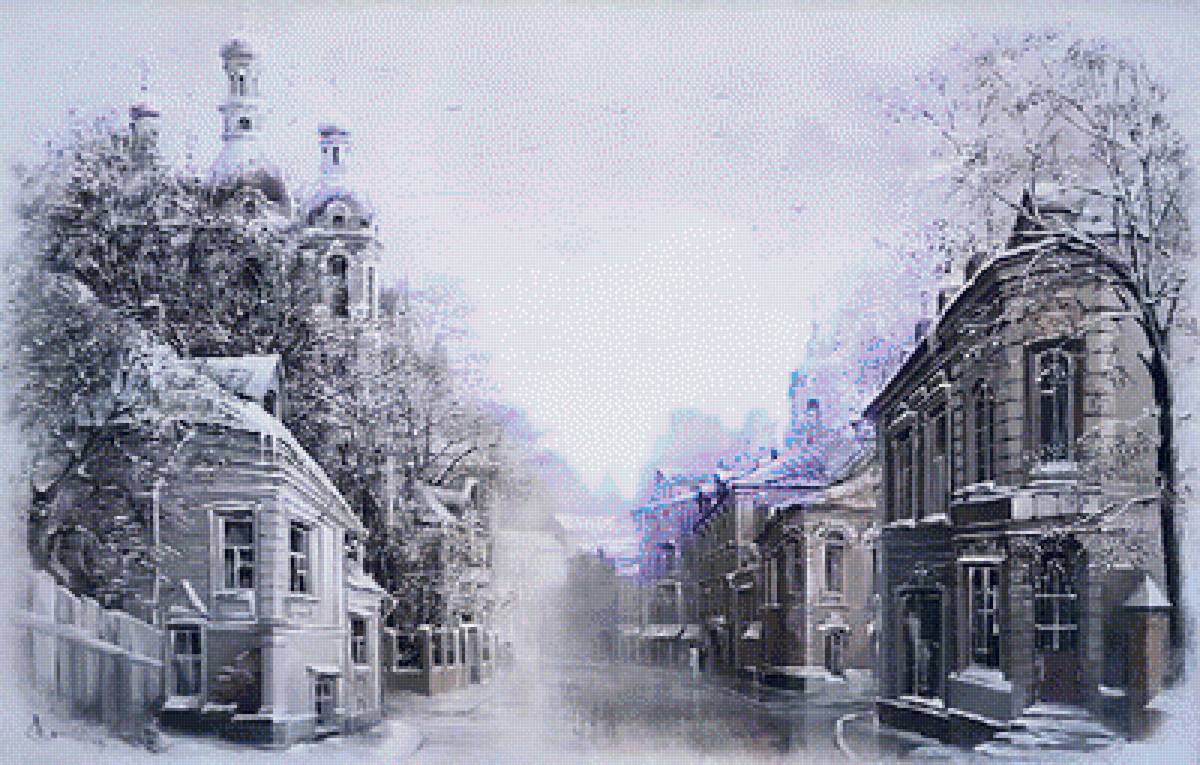 город - зима, город - предпросмотр