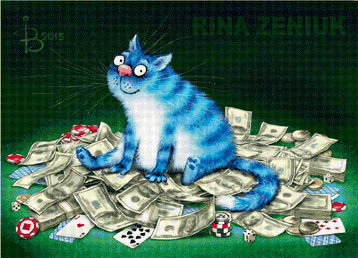 удачи в новом году! - кот - предпросмотр