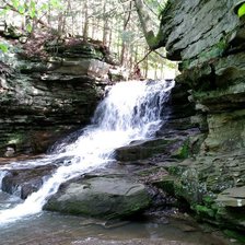Схема вышивки «Медовые водопады. Кисловодск.»