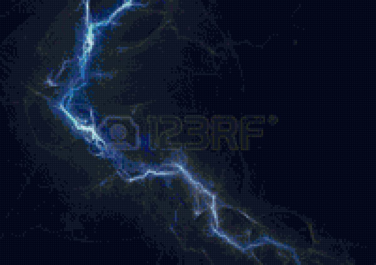 фон-молнии - плазмы, мощность, фон, молнии, голубой - предпросмотр