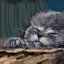 Схема вышивки «Отдохнем немножко»