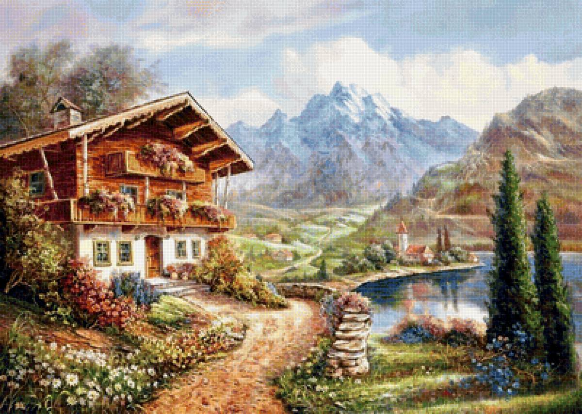 У горного озера - предпросмотр