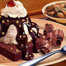 Схема вышивки «Шоколад»