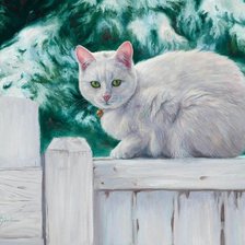 Схема вышивки «Зеленоглазка»