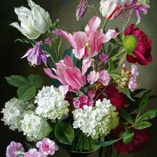 Схема вышивки «Букет»