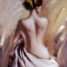 Схема вышивки «Женщина»