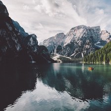 Схема вышивки «Горы»