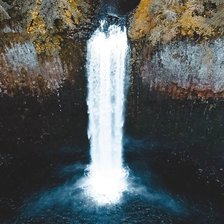 Схема вышивки «водопад»