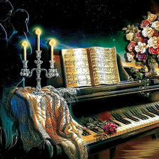 Схема вышивки «Мелодия любви»