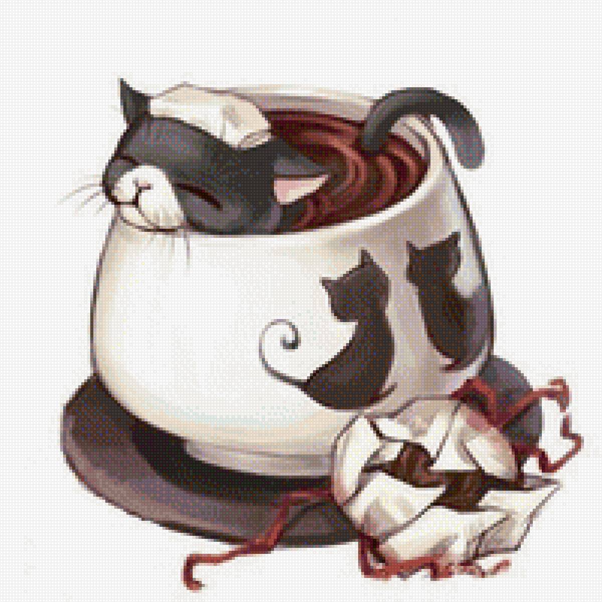 «The Magic Cats street» - животные, коты - предпросмотр