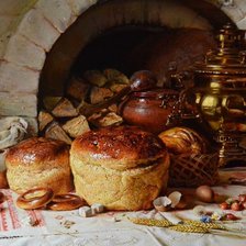 Схема вышивки «хлеб»