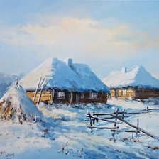 Схема вышивки «FJ - zima»