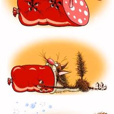 Схема вышивки «счастье привалило»