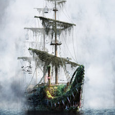 Схема вышивки «Летучий голландец»