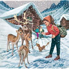 Схема вышивки «снежок»