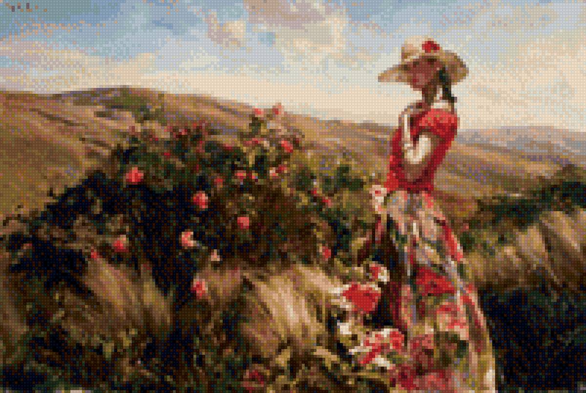 испанка - женский образ - предпросмотр