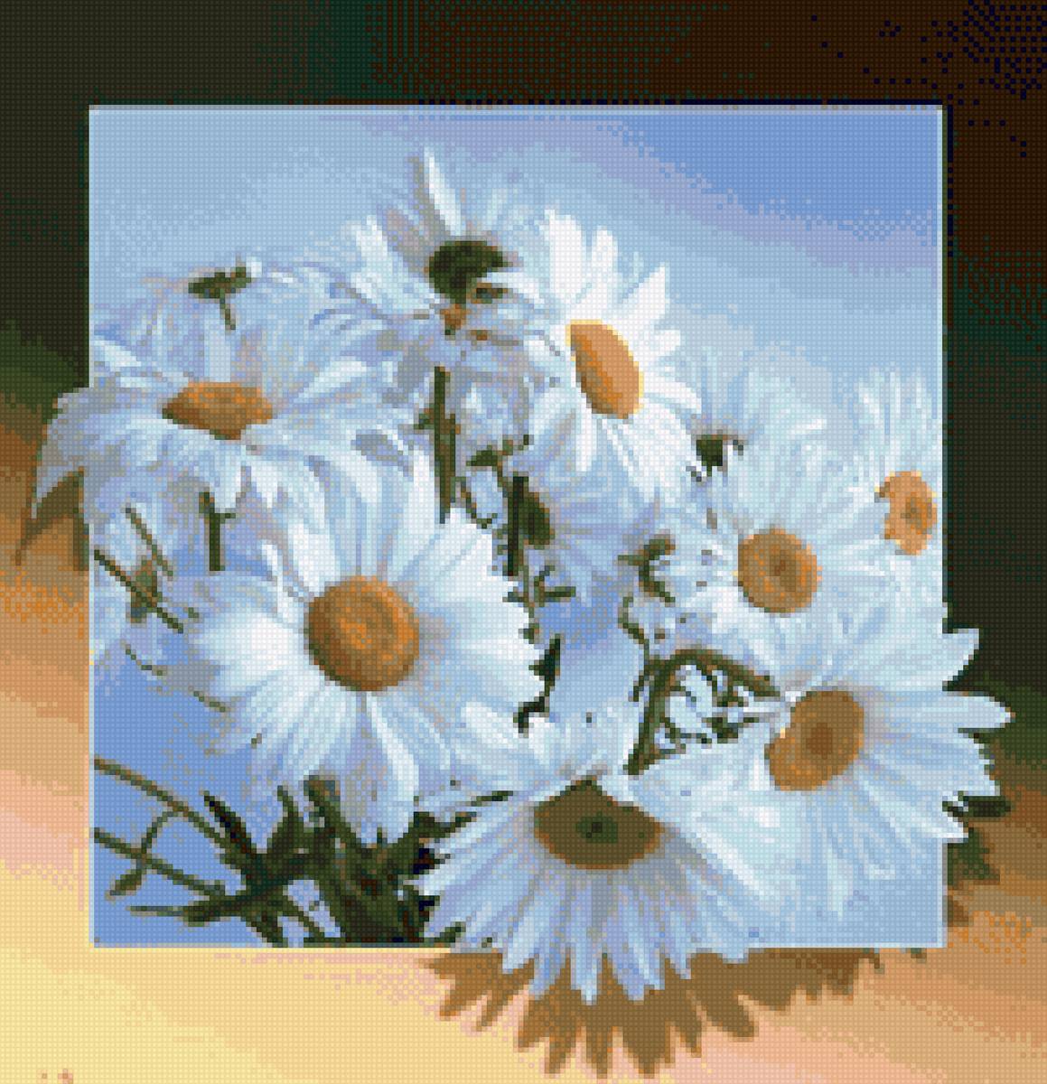 Ромашковая радость - ямашки., цветы - предпросмотр