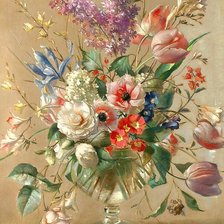 Схема вышивки «БУКЕТ ЦВЕТОВ»