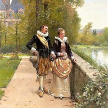 Схема вышивки «Прогулка»