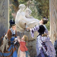 Схема вышивки «У фонтана»