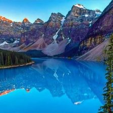 Схема вышивки «озеро»