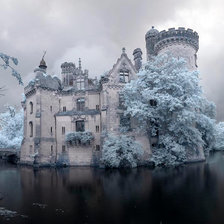 Схема вышивки «замок»