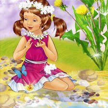 Схема вышивки «летняя картина»