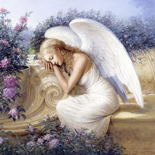 Схема вышивки «Ангел»