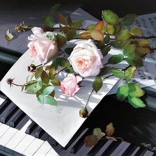 Схема вышивки «розы на»