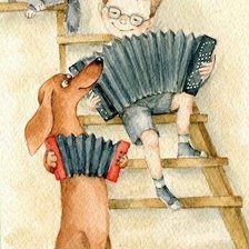 Схема вышивки «Веселые друзья»