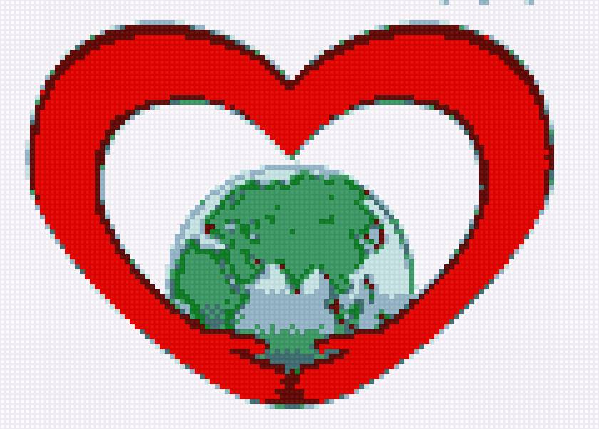 сердечко - земля - предпросмотр