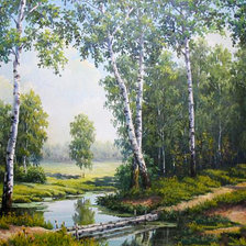 Схема вышивки «Ручей»